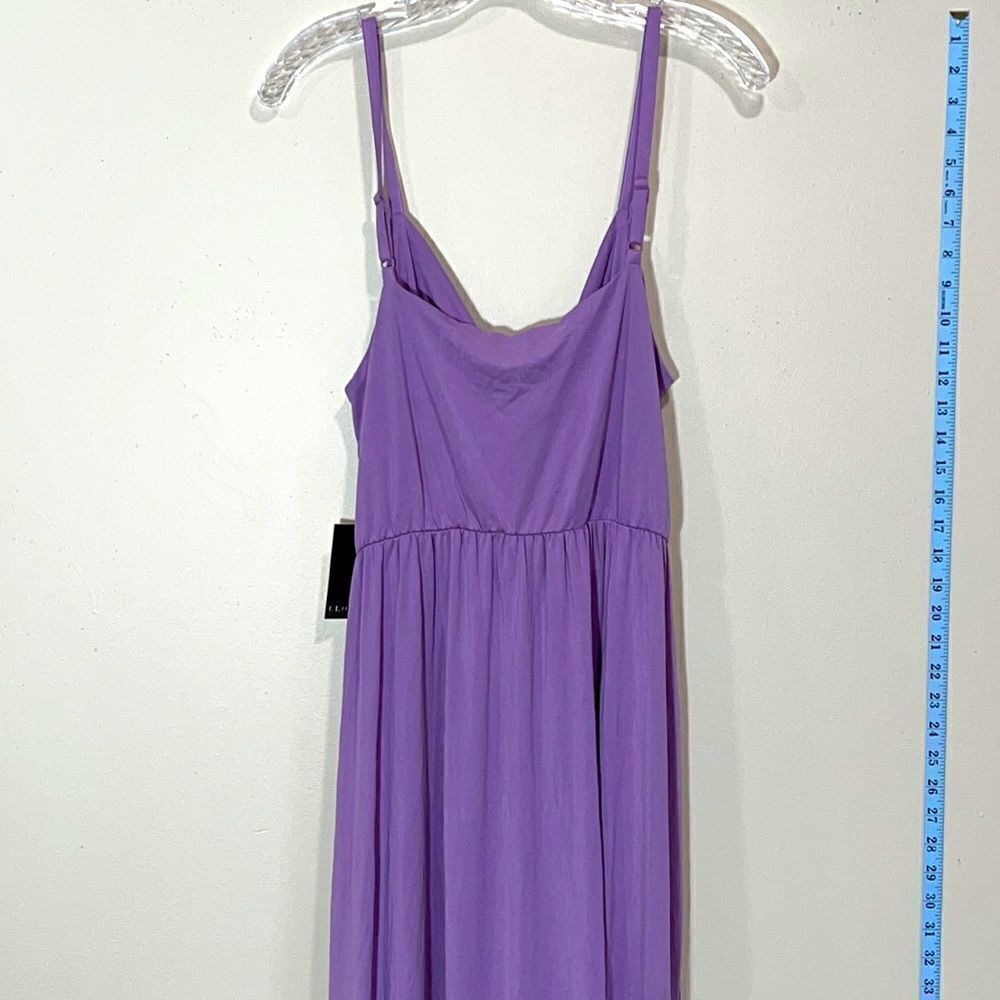 Sexy Purple Sleeveless Plus Size Dress By Eloquii. Size 18 - Picture 8 of 10